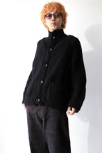 Load image into Gallery viewer, CARDIGAN-SO WOOL / BLACK