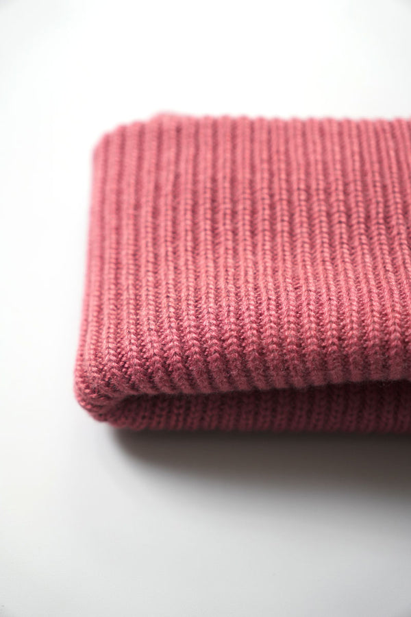 SILK FLAP HEADBAND / DARK PINK