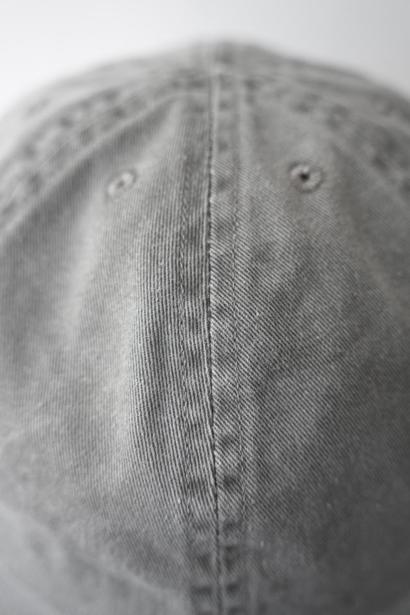 PIGMENT DYE CAP / LIGHT GREY