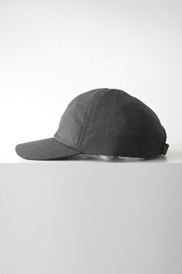 WASHABLE WOOL CAP / CHARCOAL