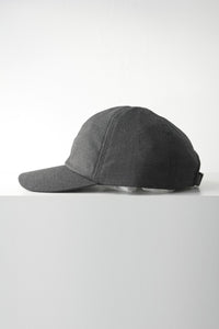 WASHABLE WOOL CAP / CHARCOAL