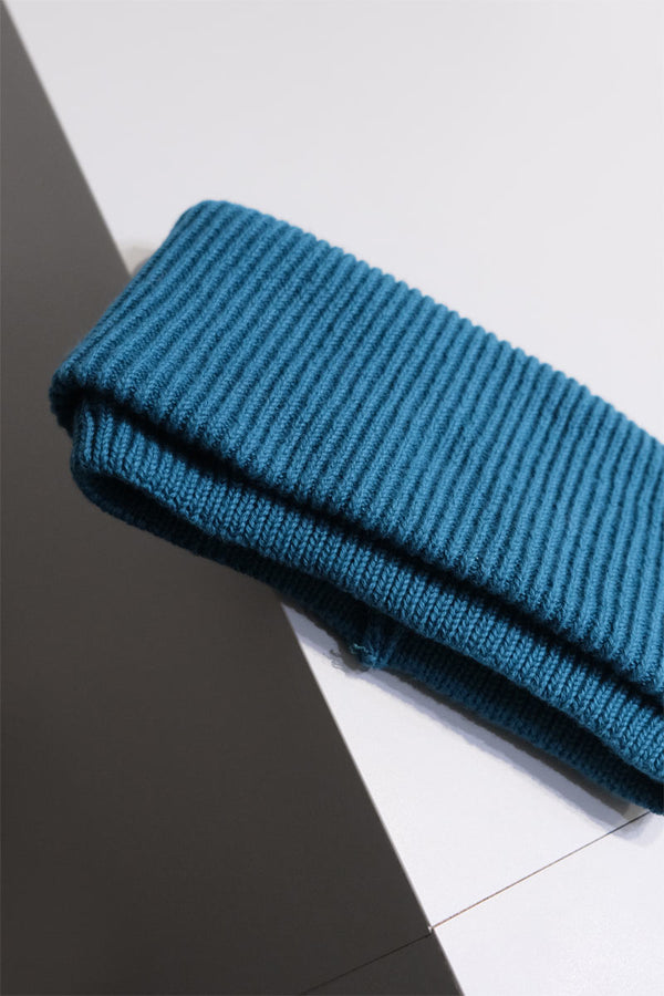 COTTON FLAP HEAD BAND / DARK GREEN 