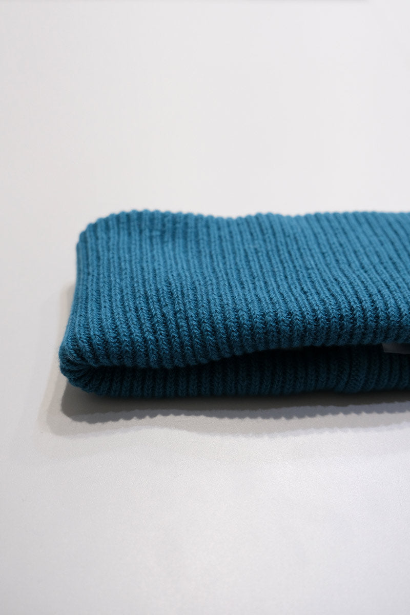 COTTON FLAP HEAD BAND / DARK GREEN 