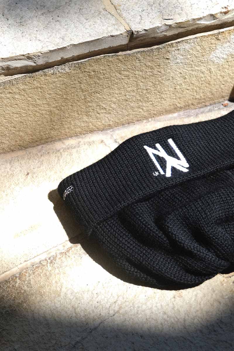 COMESANDGOES | NY CUBANS KNIT / BLACK NY logo cotton knit