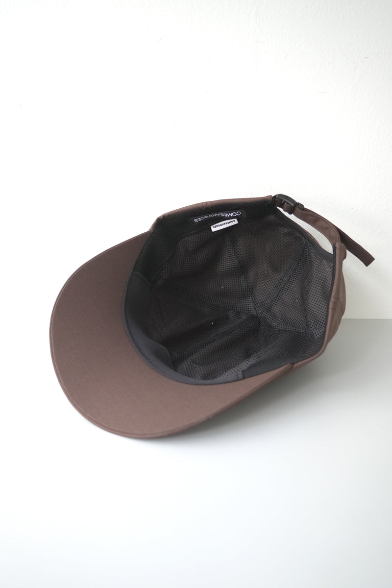 WASHABLE TWILL WIDE BRIM CAP / BEIGE [Scheduled for 26AW arrival]