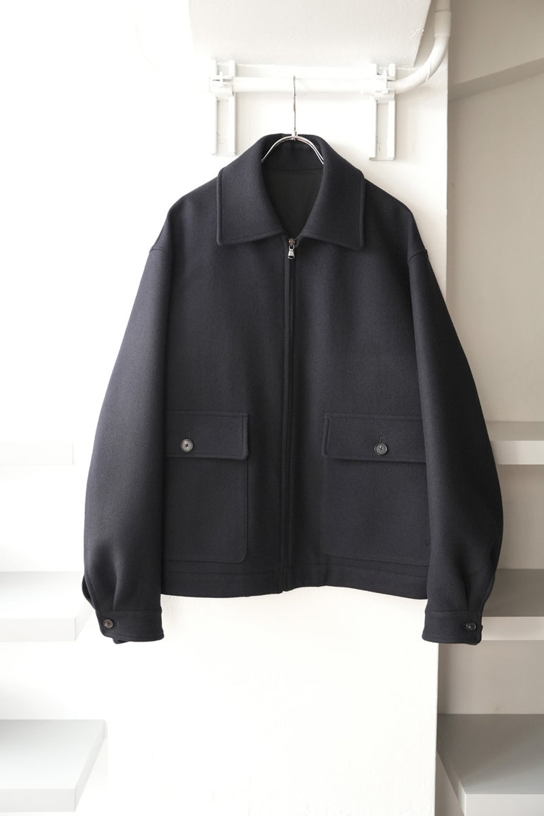 FLIGHT JACKET W/S/C MELTON / NAVY  [神戸店]