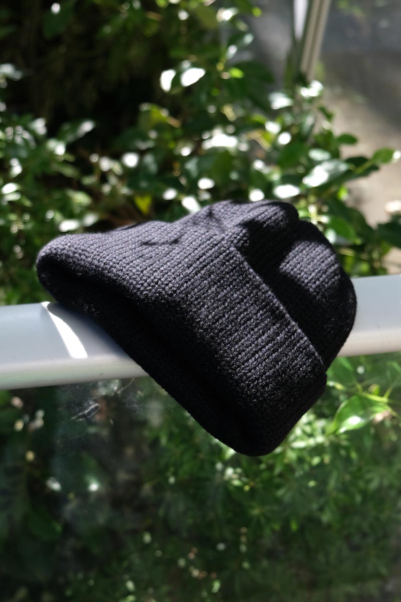 WOOL STANDARD KNIT / BLACK 