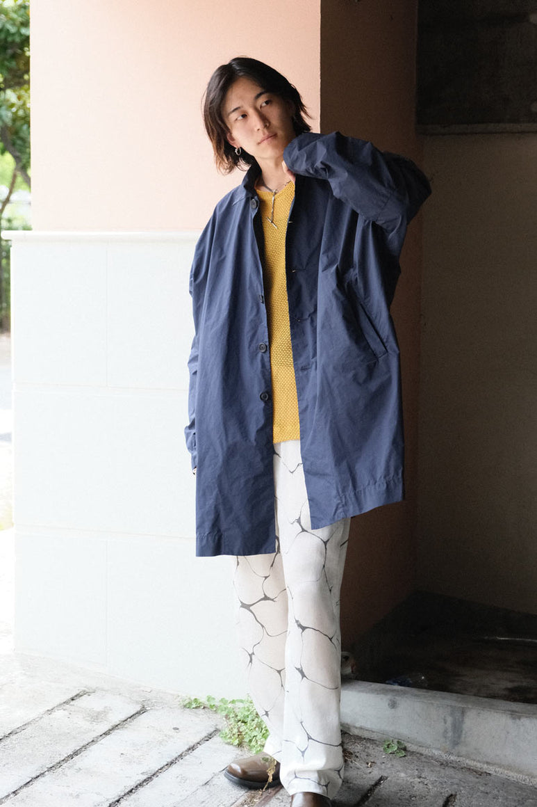 CASEY CASEY  VERGER COAT ネイビー