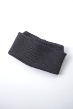 Load image into Gallery viewer, WOOL FLAP HEADBAND &amp; NECK WARMER / CHARCOAL