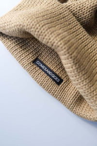 COTTON 3G STANDARD KNIT / BEIGE