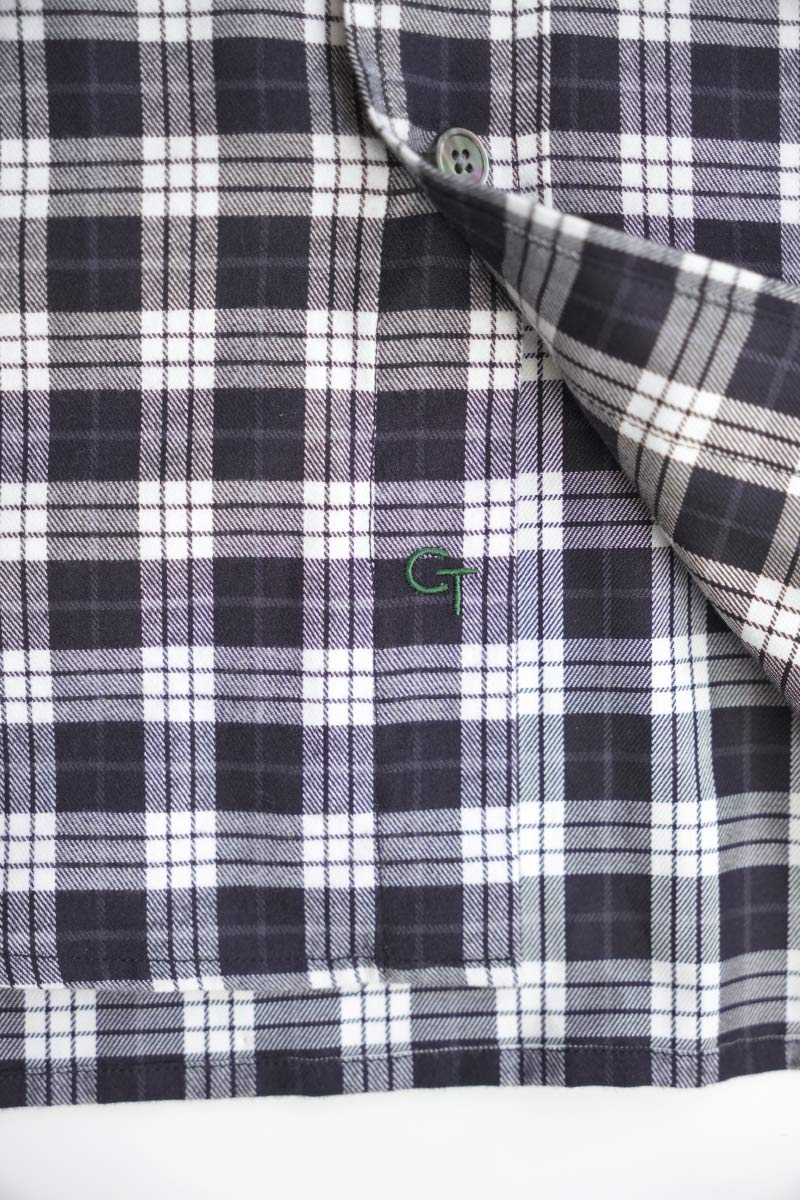 DOUBLE POCKET SHIRTS DJA 200/2 / WHITE [Kobe store]