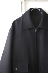 FLIGHT JACKET W/S/C MELTON / NAVY  [神戸店]