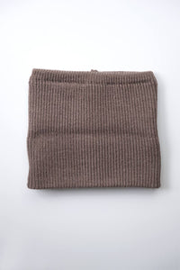 WOOL FLAP HEADBAND & NECK WARMER / BEIGE