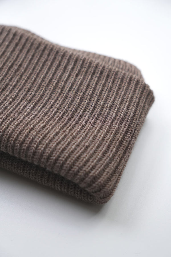 WOOL FLAP HEADBAND & NECK WARMER / BEIGE