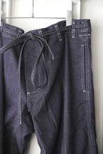 画像をギャラリービューアに読み込む, TIE ME UP PANT-DENIM L / INDIGO