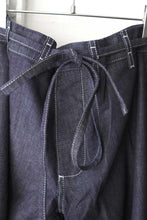 画像をギャラリービューアに読み込む, TIE ME UP PANT-DENIM L / INDIGO