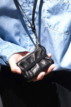 Load image into Gallery viewer, COMES WALLET &amp; NECK STRAP / BLACK 