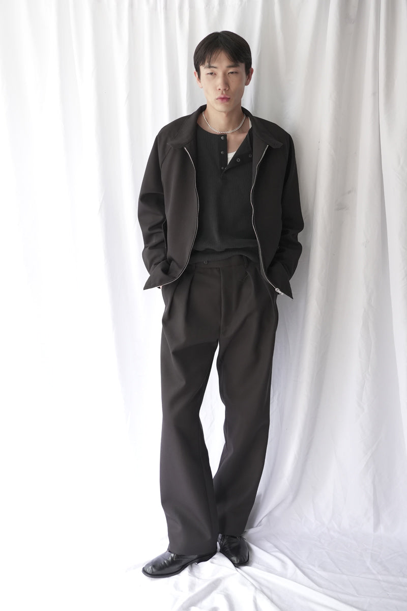 HARRINGTON HIGH DENSITY WOOL GABARDINE / KHAKI [Kobe Store]