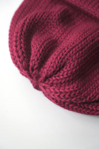 WOOL STANDARD KNIT / WINE