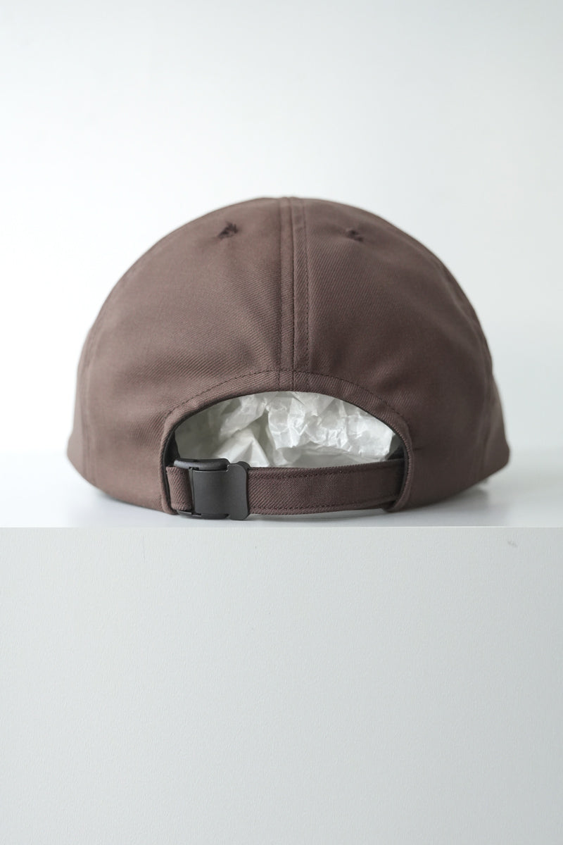 WASHABLE TWILL WIDE BRIM CAP / BEIGE [Scheduled for 26AW arrival]