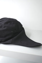 Load image into Gallery viewer, TECH WOOL ARMY EAR CAP / BLACK