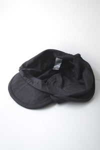 TECH WOOL ARMY EAR CAP / BLACK