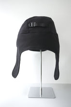 Load image into Gallery viewer, TECH WOOL ARMY EAR CAP / BLACK