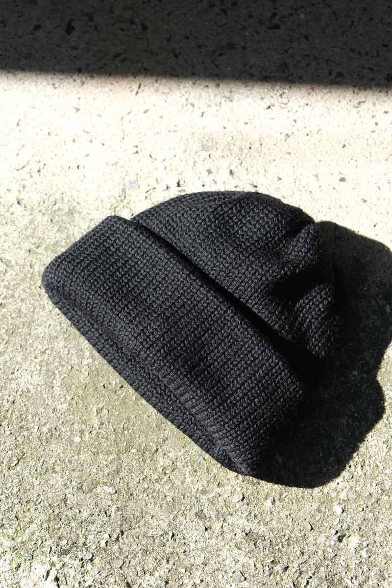 COTTON 3G STANDARD KNIT / BLACK 