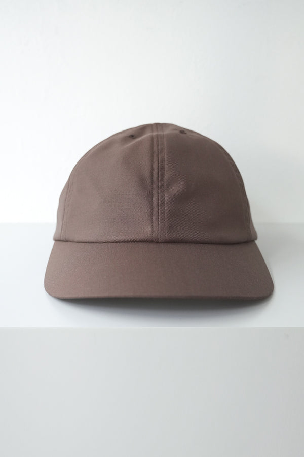 WASHABLE TWILL WIDE BRIM CAP / BEIGE