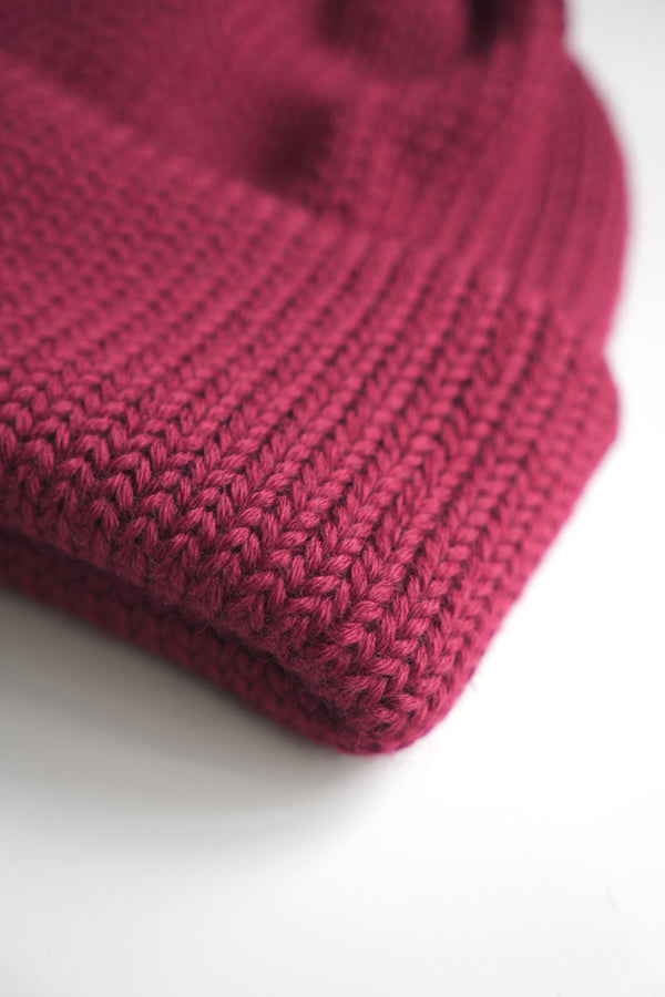WOOL STANDARD KNIT / WINE