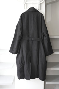 GREAT COAT-FELT / BLACK
