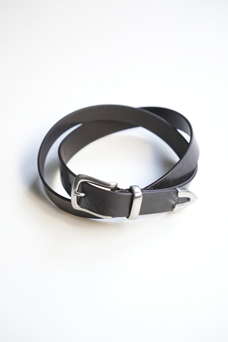 WESTERN BELT BRIDLE LEATHER / BROWN [Kobe store][Scheduled to arrive in autumn/winter 2026]