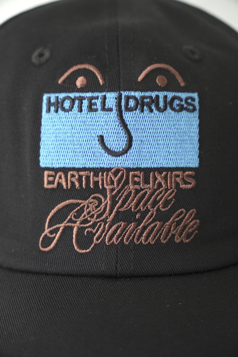 SPACE AVAILABLE×HOTEL DRUGS | CAP / BLACK