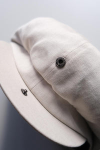 LINEN & WOOL CASQUETTE / LIGHT BEIGE