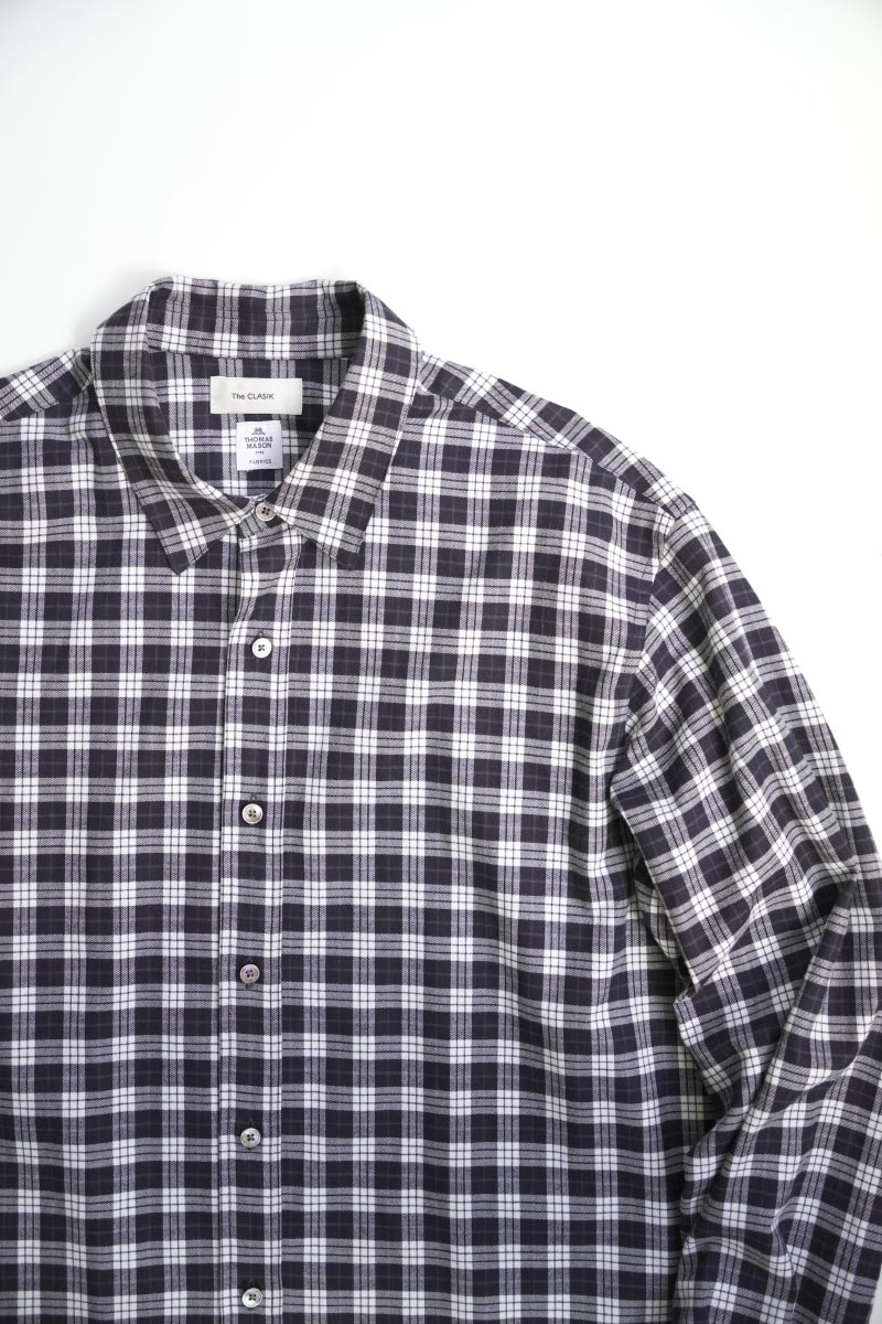 DOUBLE POCKET SHIRTS DJA 200/2 / WHITE [Kobe store]