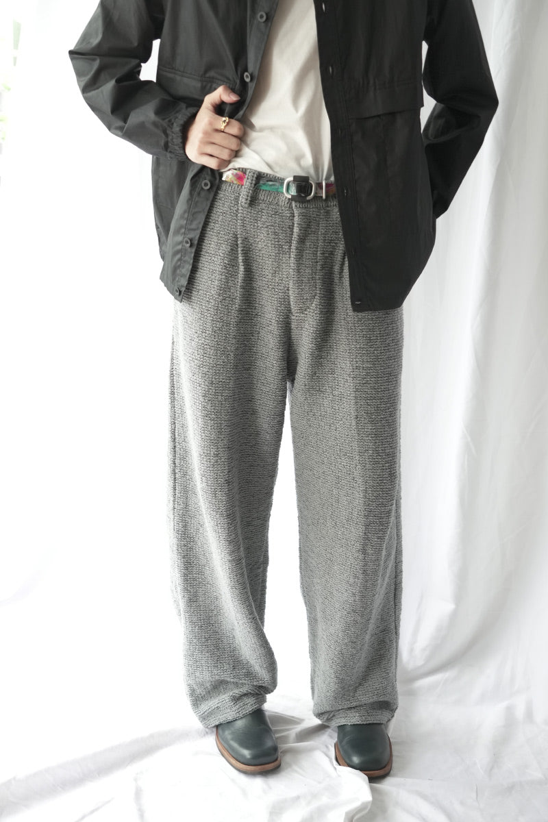 COMMON KNIT TROUSERS / ASH