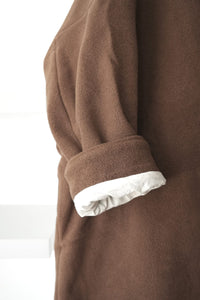 BIG BLOBBY COAT-KASPER / FUDGE