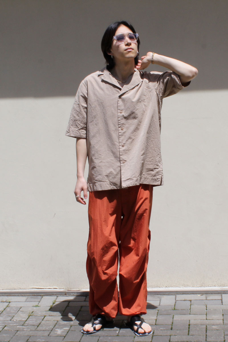 BOWLING SHIRT - PAPER COT / BEIGE [50%OFF]
