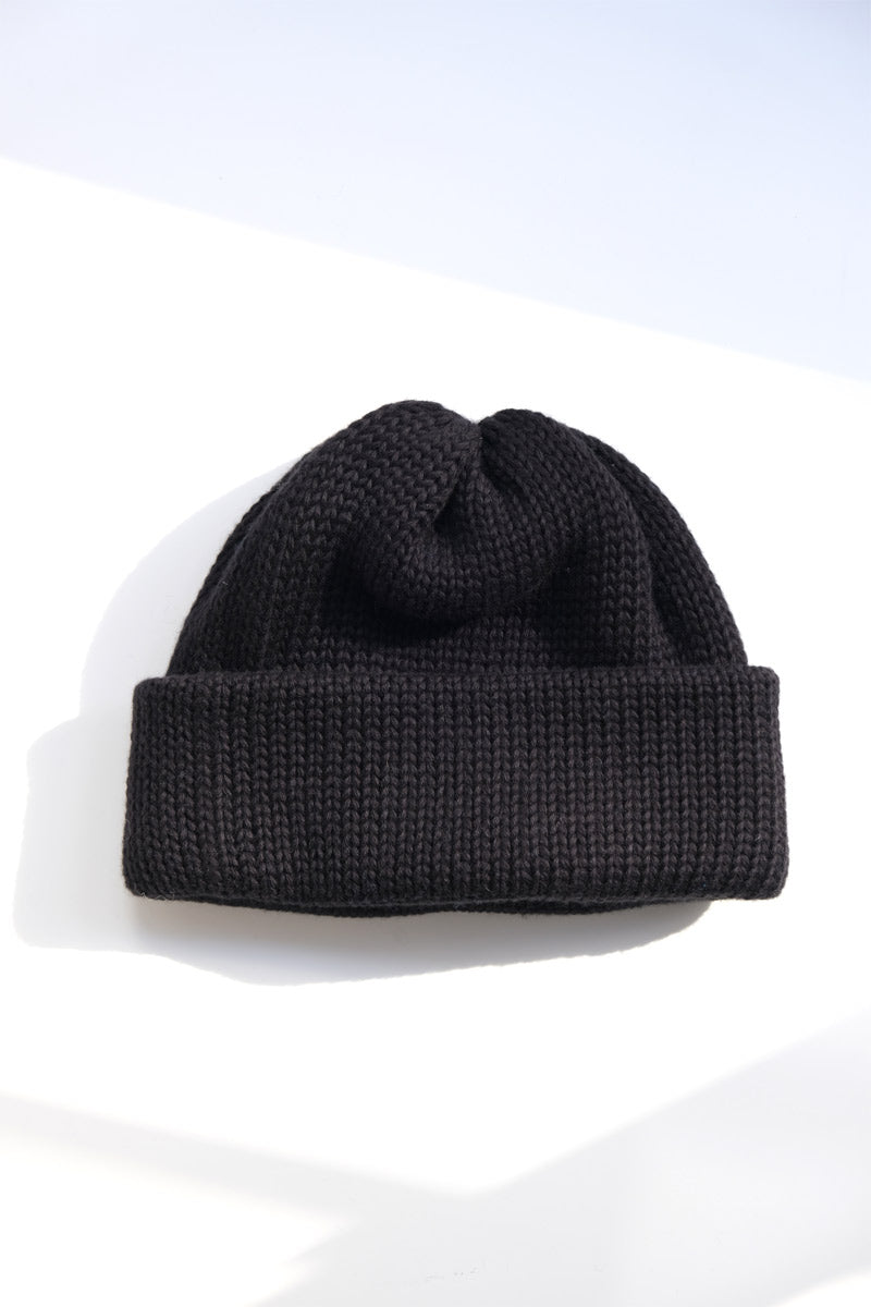 COTTON 3G STANDARD KNIT / BLACK 