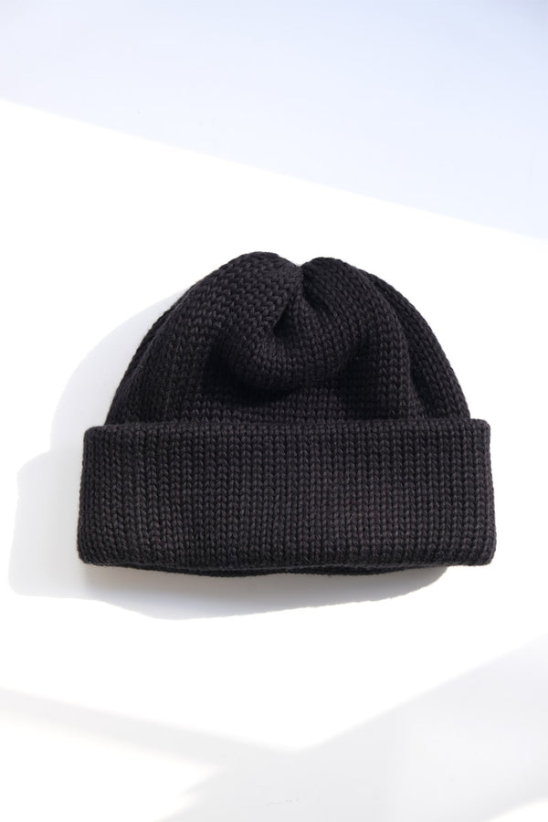 COTTON 3G STANDARD KNIT / BLACK 