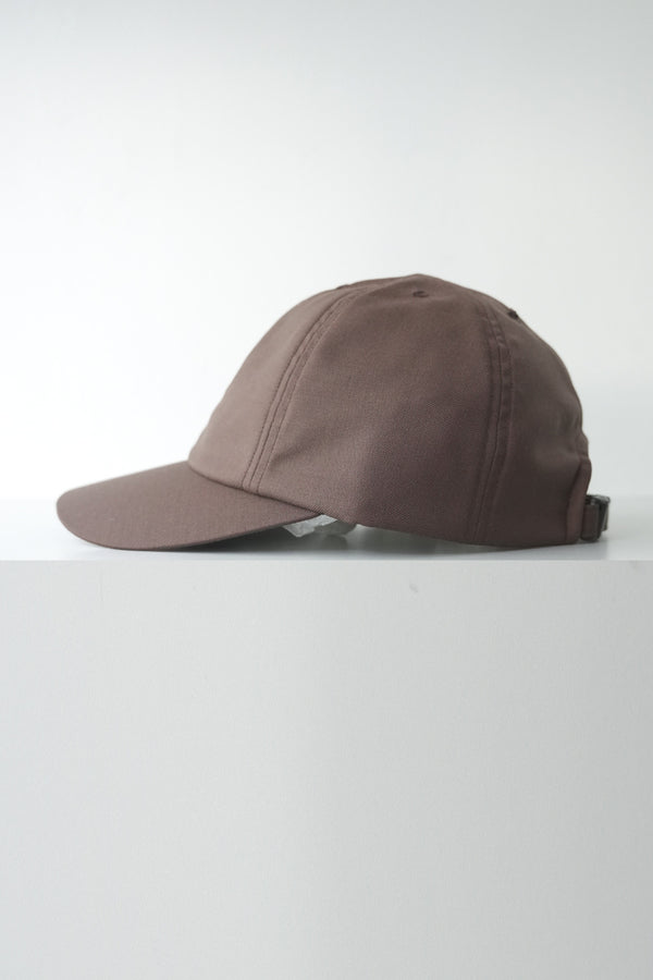 WASHABLE TWILL WIDE BRIM CAP / BEIGE
