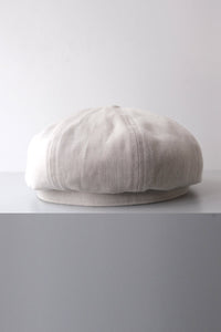 LINEN & WOOL CASQUETTE / LIGHT BEIGE