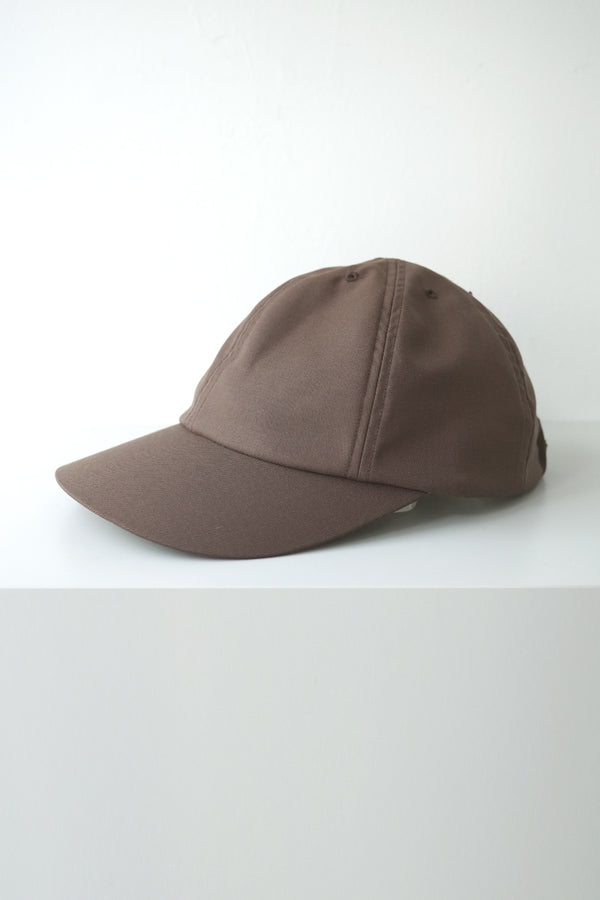 WASHABLE TWILL WIDE BRIM CAP / BEIGE