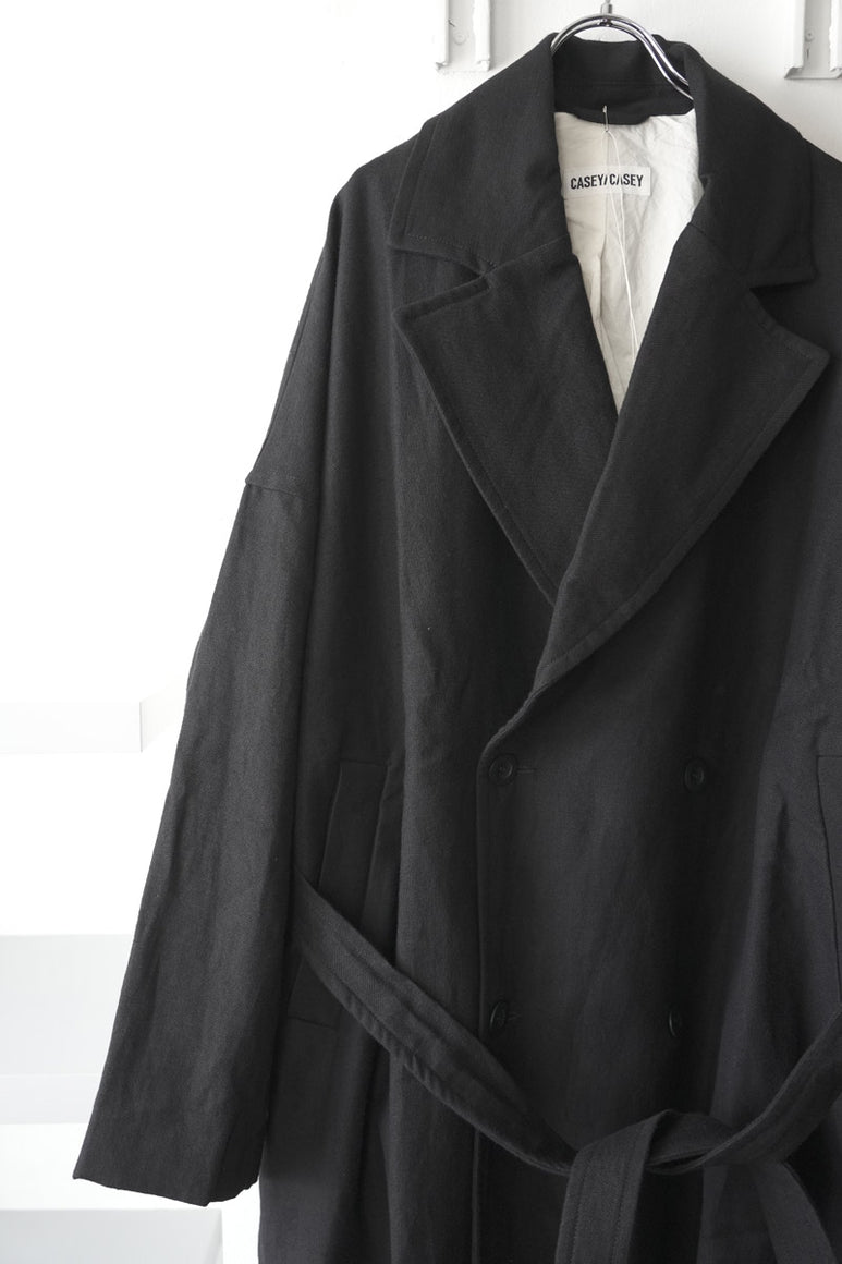 GREAT COAT-FELT / BLACK