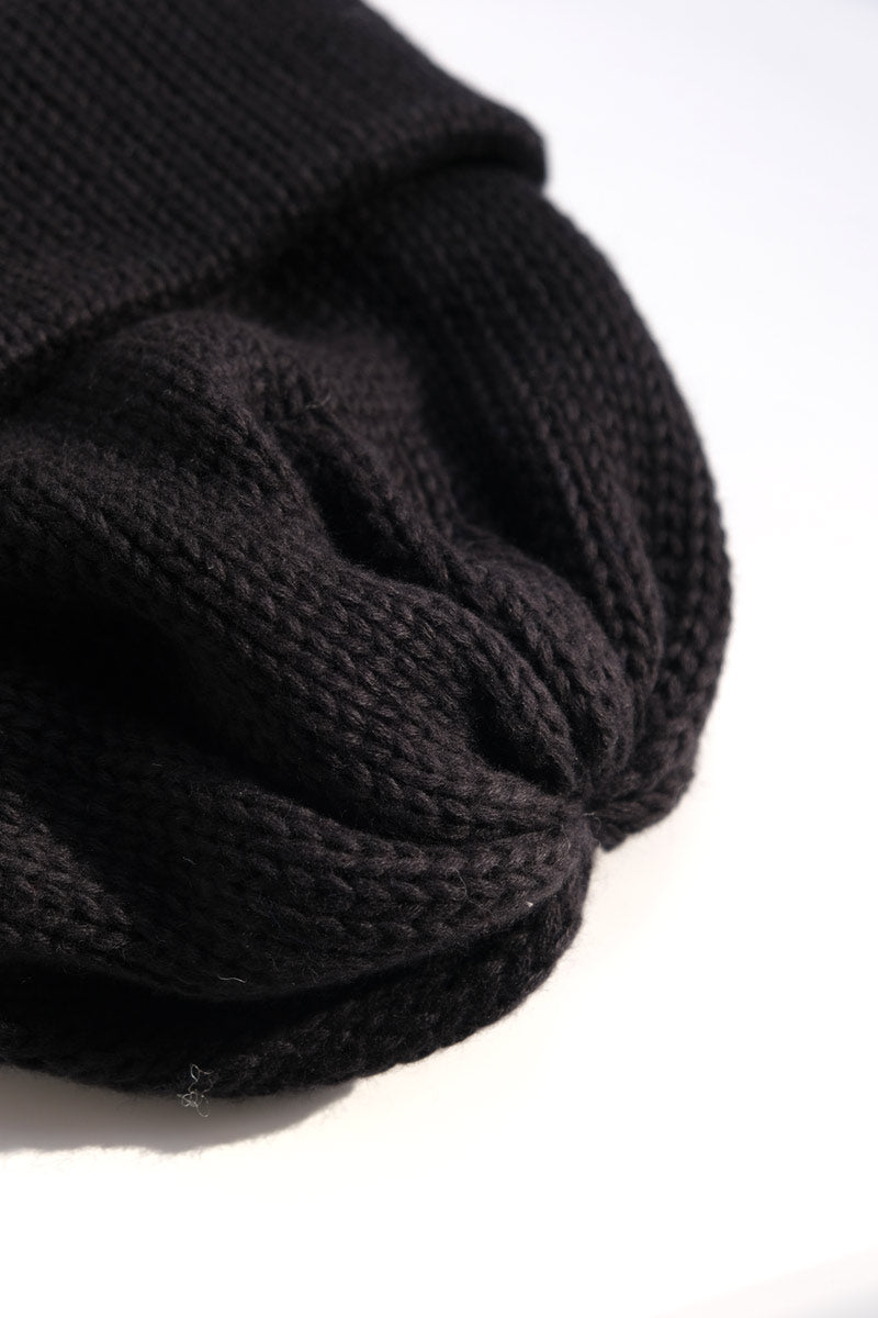 COTTON 3G STANDARD KNIT / BLACK 