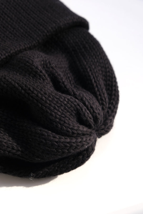 COTTON 3G STANDARD KNIT / BLACK 