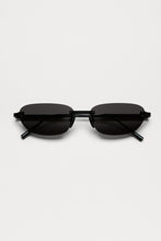 Load image into Gallery viewer, OVAL RIMLESS SUNGLASSES / BLACK