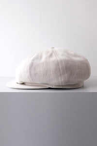 LINEN & WOOL CASQUETTE / LIGHT BEIGE