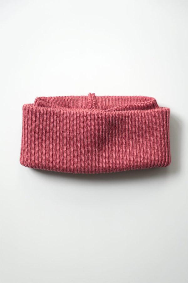 SILK FLAP HEADBAND / DARK PINK