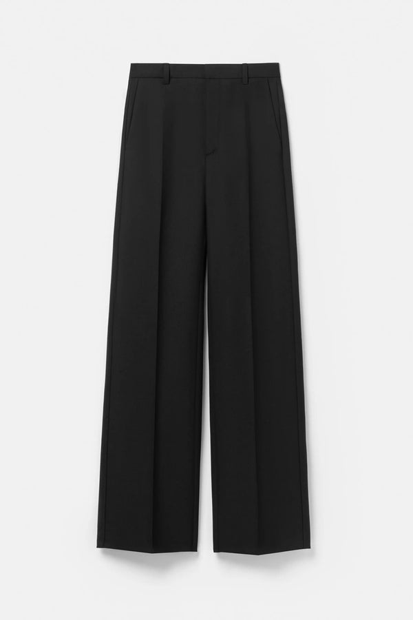 JEON TROUSER / FINE BLACK WOOL